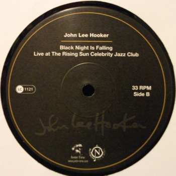 LP John Lee Hooker: Black Night Is Falling: Live At The Rising Sun Celebrity Jazz Club 