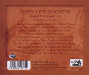 CD John Lee Hooker: Jack O'Diamonds 1949 Recordings