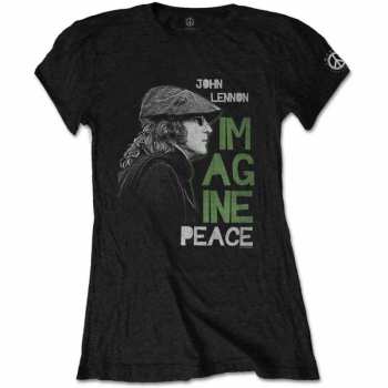 Merch John Lennon: Donne Maglietta Imagine Peace 