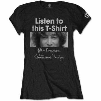 Merch John Lennon: Donne Maglietta Listen Lady 