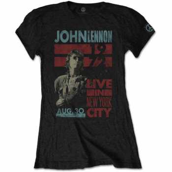 Merch John Lennon: Donne Maglietta Live In Nyc 