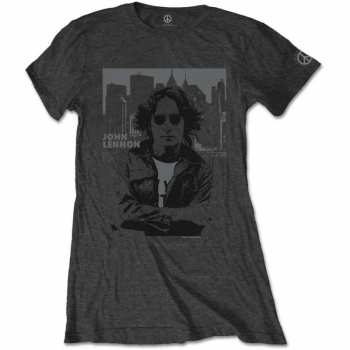 Merch John Lennon: Donne Maglietta Skyline 