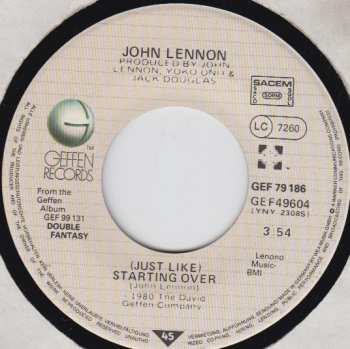 SP John Lennon: (Just Like) Starting Over