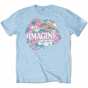 Merch John Lennon: Maglietta Rainbows, Love & Peace 