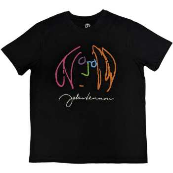 Merch John Lennon: Maglietta Self Portrait Full Colour