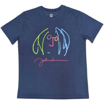 Merce John Lennon: John Lennon Unisex T-shirt: Self Portrait Full Colour (small) S