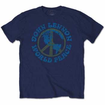 Merch John Lennon: Maglietta World Peace 