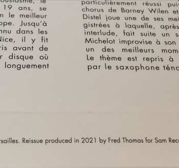 LP Sacha Distel: Afternoon In Paris LTD