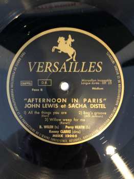 LP Sacha Distel: Afternoon In Paris LTD