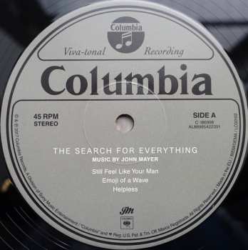 2LP John Mayer: The Search For Everything
