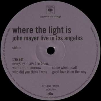 4LP/Set di cofanetti John Mayer: Where The Light Is: John Mayer Live In Los Angeles