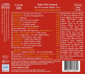 CD Giacomo Puccini: 1910 Acoustic Recordings
