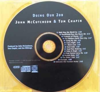 CD John McCutcheon: Doing Our Job