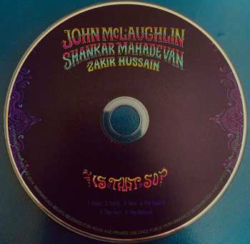 CD John McLaughlin: Is That So?