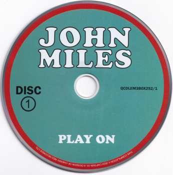 3CD/Set di cofanetti John Miles: The Albums 1983-93