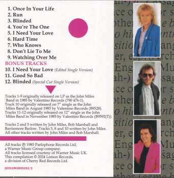 3CD/Set di cofanetti John Miles: The Albums 1983-93