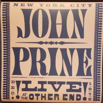 4LP/Set di cofanetti John Prine: Live At The Other End Dec. 1975 LTD