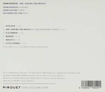 CD John Ruocco: Am I Asking Too Much?