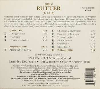CD John Rutter: Gloria / Magnificat / Te Deum