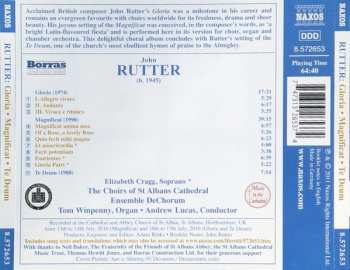 CD John Rutter: Gloria / Magnificat / Te Deum