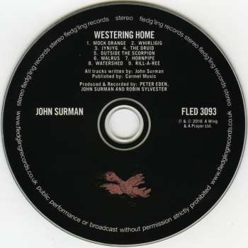 CD John Surman: Westering Home