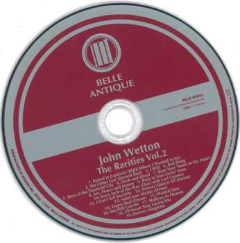 CD John Wetton: An Extraordinary Life The Rarities (Volume Two)