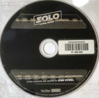 CD John Williams: Solo: A Star Wars Story Original Motion Picture Soundtrack