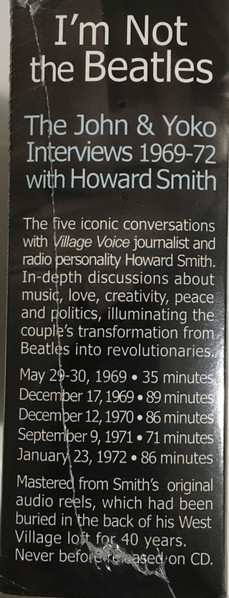8CD/Set di cofanetti John Lennon: I'm Not The Beatles: The John & Yoko Interviews with Howard Smith 1969-72