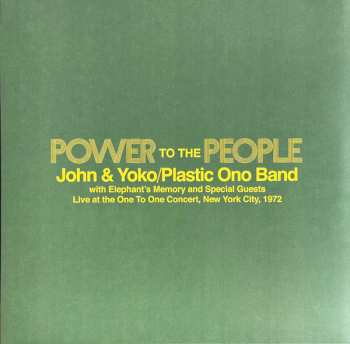Album The Plastic Ono Band: Power To The People (Live At The One-To-One Concert, New York City, 1972)