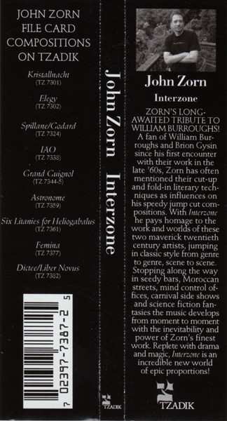 CD John Zorn: Interzone