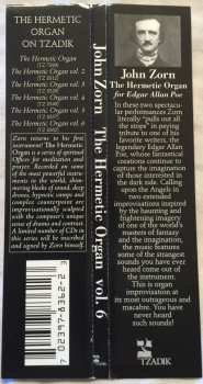CD John Zorn: The Hermetic Organ Vol. 6 - For Edgar Allan Poe