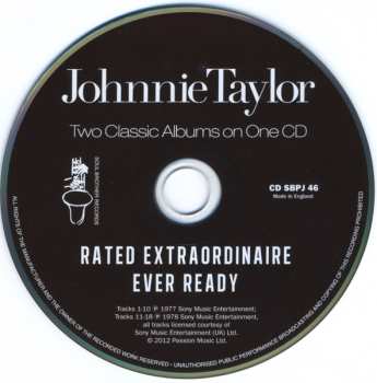 CD Johnnie Taylor: Rated Extraordinaire / Ever Ready