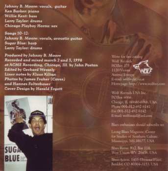 CD Johnny B. Moore: Born In Clarksdale, Mississippi