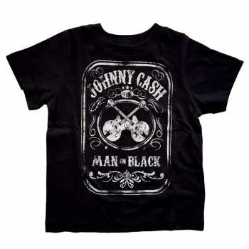 Album Johnny Cash: Per bambini Toddler Maglietta Man In Black