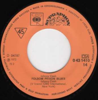 SP Johnny Cash: Folsom Prison Blues / The Long Black Veil