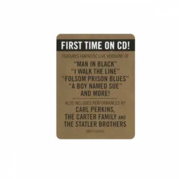 CD Johnny Cash: Man In Black: Live In Denmark 1971