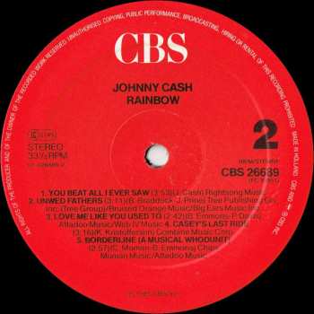 LP Johnny Cash: Rainbow