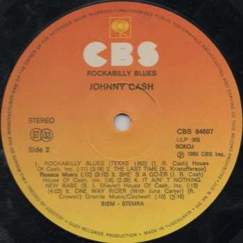 LP Johnny Cash: Rockabilly Blues