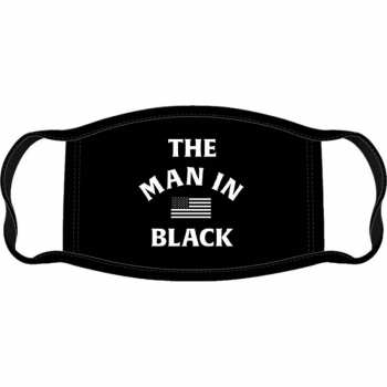 Merch Johnny Cash: Mascherina Man In Black 