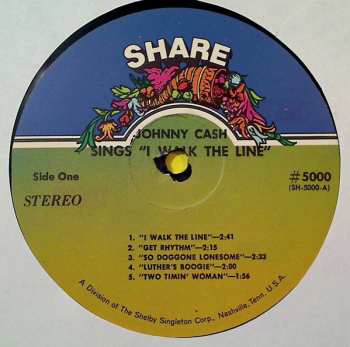 LP Johnny Cash: Sings I Walk The Line LTD | CLR