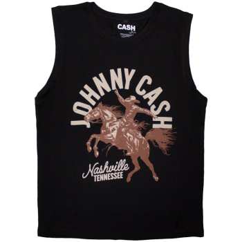 Merch Johnny Cash: Tank Maglietta Nashville Concert
