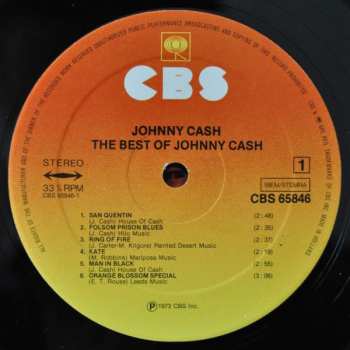 LP Johnny Cash: The Best Of Johnny Cash