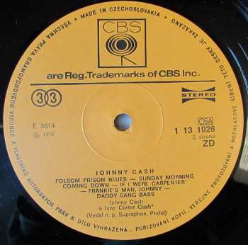 LP Johnny Cash: Johnny Cash
