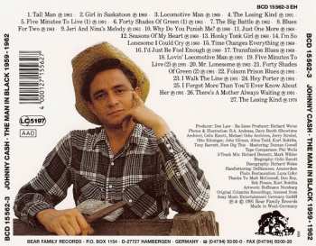 5CD/Set di cofanetti Johnny Cash: The Man In Black • 1959-'62