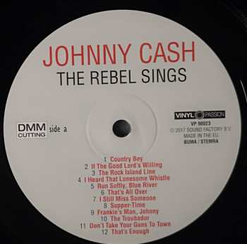 LP Johnny Cash: The Rebel Sings - An EP Selection