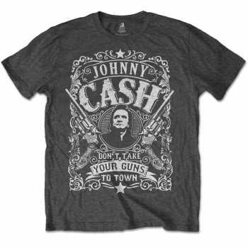 Merch Johnny Cash: Maglietta Don't Take Your Guns To Town 