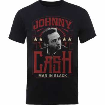 Merch Johnny Cash: Maglietta Man In Black 