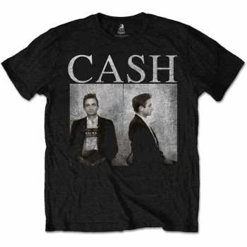 Merch Johnny Cash: Maglietta Mug Shot 