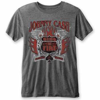Merch Johnny Cash: Maglietta Ring Of Fire 