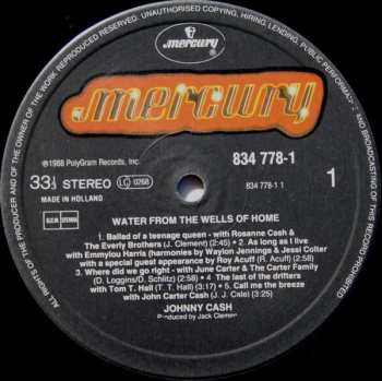 LP Johnny Cash: Water From The Wells Of Home